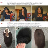 HD Transparent 13x4 13x6 Lace Frontal Wig Kinky