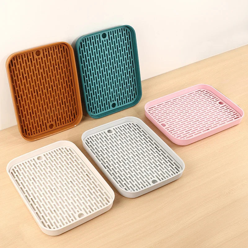 Coffeeware Teaware Tea Tray Plastic Silicone Dish Dry