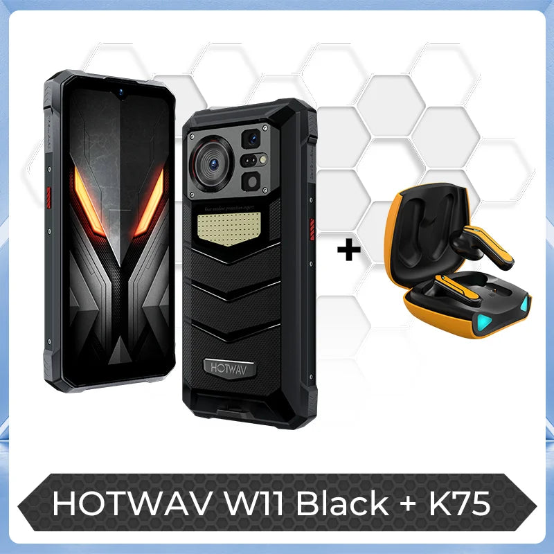 [World Premeire] HOTWAV W11 Rugged Phone 20800mAh 280LM