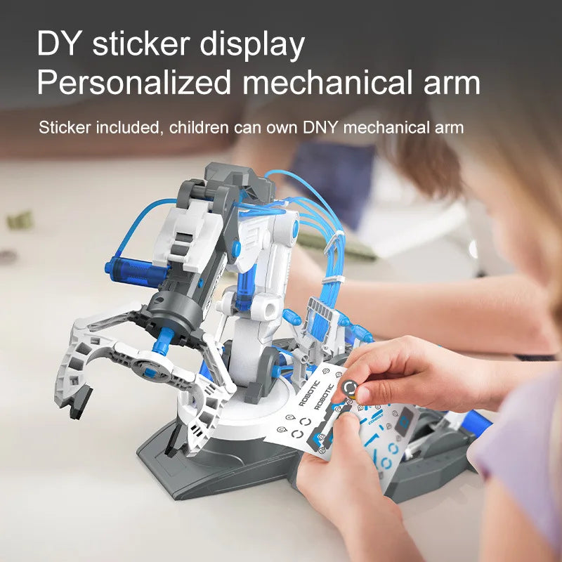 DIY Assembled Robot Arm Kids Toy Science Experiment