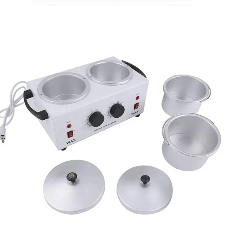Depilatory Wax Heater Machine Double Paraffine Wax Heater