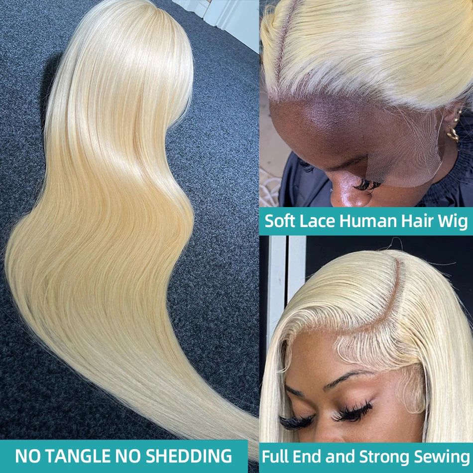 Rosabeauty 40 Inches 613 Honey Blonde 13X6 HD