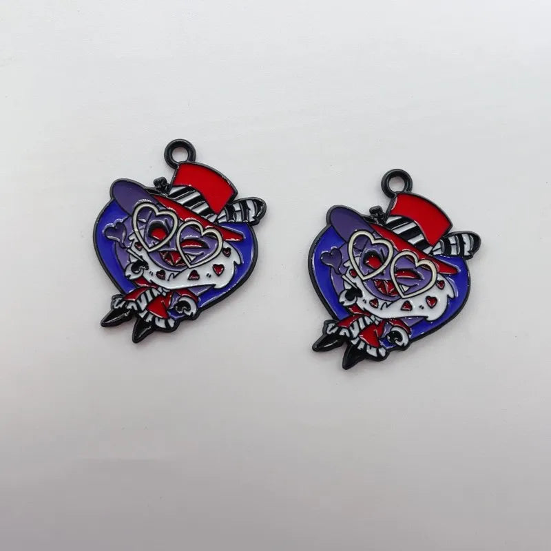 Random mixing10pcs Classic Cartoon Anime Earring Pendant DIY