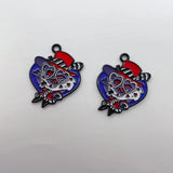 Random mixing10pcs Classic Cartoon Anime Earring Pendant DIY
