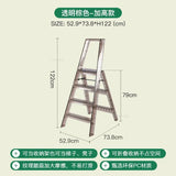 Modern Home Folding Ladder Transparent Acrylic Step Ladders
