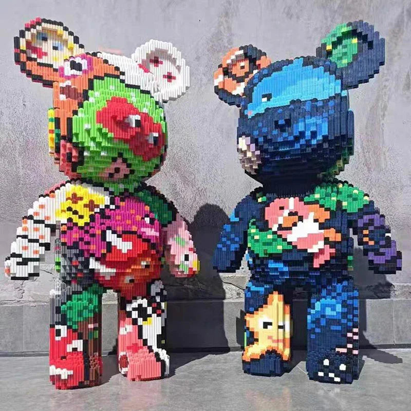 Cartoon Mini Love Violent Bear Bearbrick Colour Model