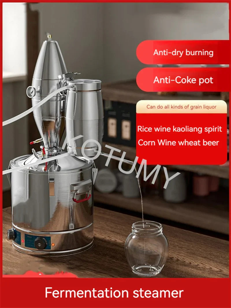 20L Water Alcohol Distiller Small Home Brewing Wine