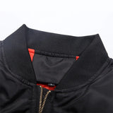 New Men's Winter Jacket Men Solid Color Bomber