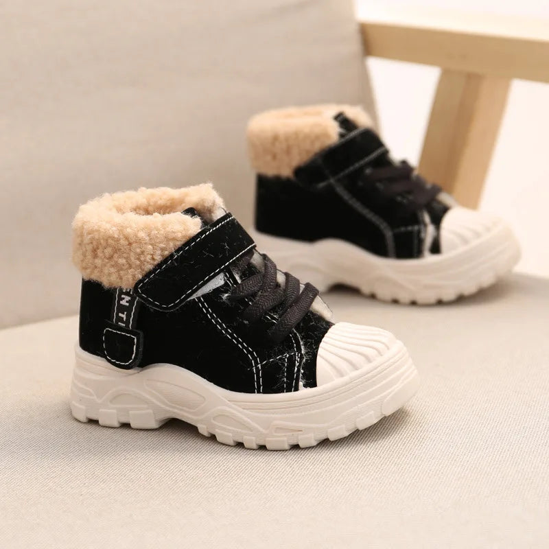 2021 Children Warm Boots Winter New Boys Plus