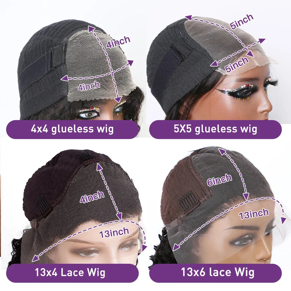 Wigirl 250% Deep Wave Frontal Wig 13x6 HD