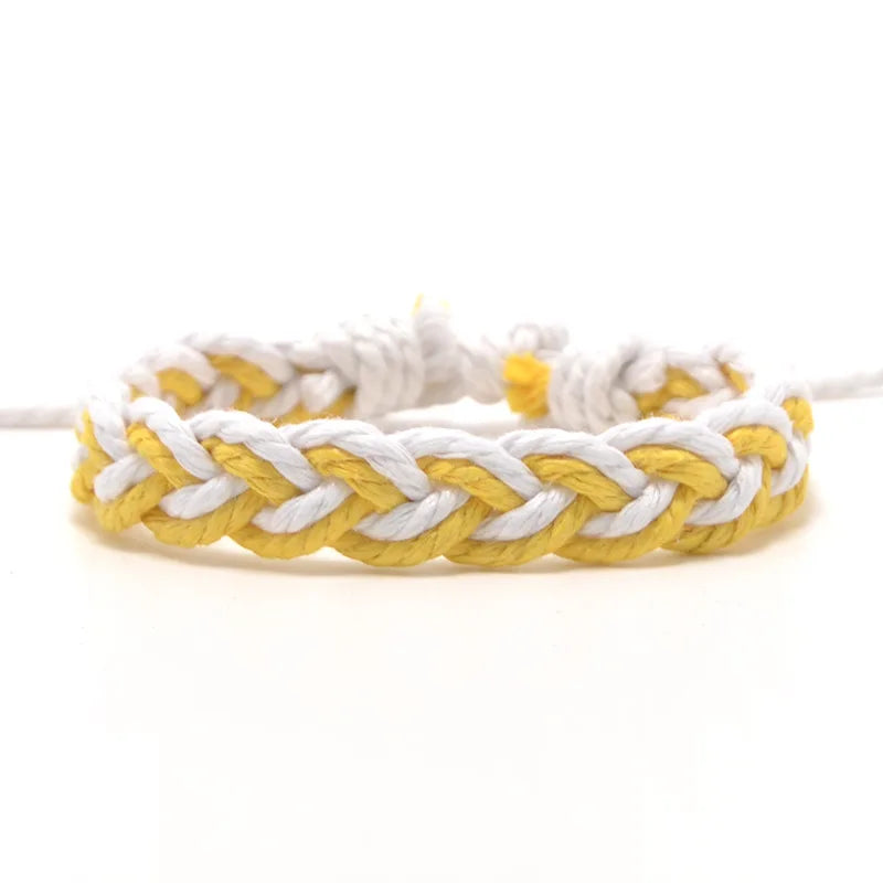 Ethnic Thread Bracelet Retro Handmade Boho Multicolor Braided