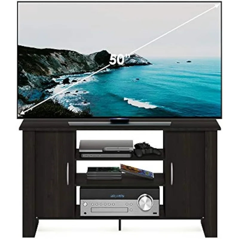 Furinno Econ TV Stand Entertainment Center, Espresso Floating