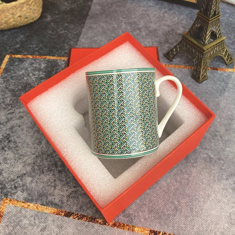 Luxury Brand Ceramic Coffee Cup Tumbler Mug Living