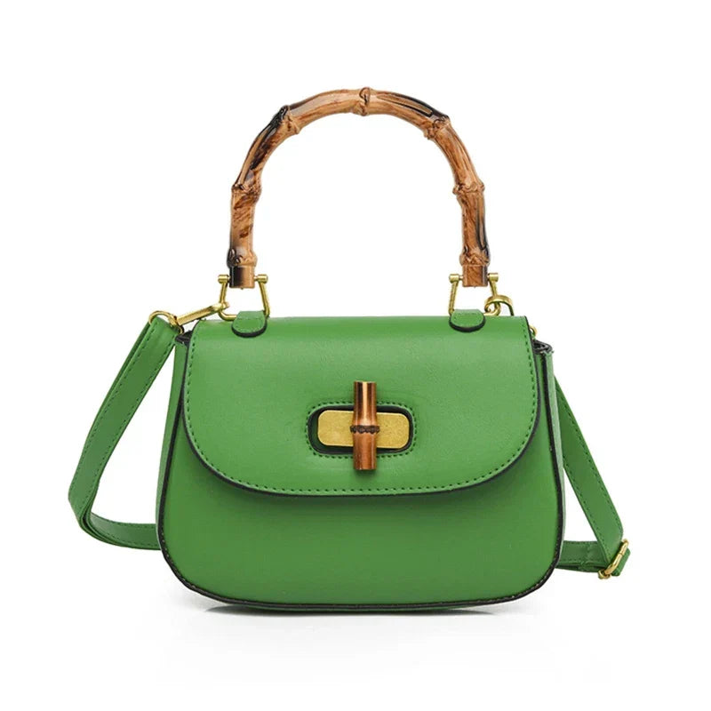 Fashion Bamboo Handle Handbags Designer Women Shoulder Bags