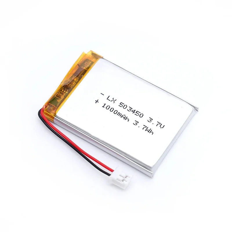 523450/503450 1000mAh 3.7V Polymer Lithium Rechargeable Battery Li-ion