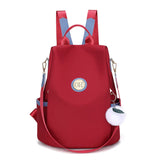 Waterproof Nylon Cloth Women Backpack Fashion Antitheft Shoulder