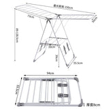 Double Airfoil Hangers for Clothes, Folding Clothes Drying