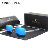 KINGSEVEN 2024 DESIGN Glasses Men‘s Polarized Sunglasses Coating Mirror Glasses Oculos Male Eyewear For Women UV400