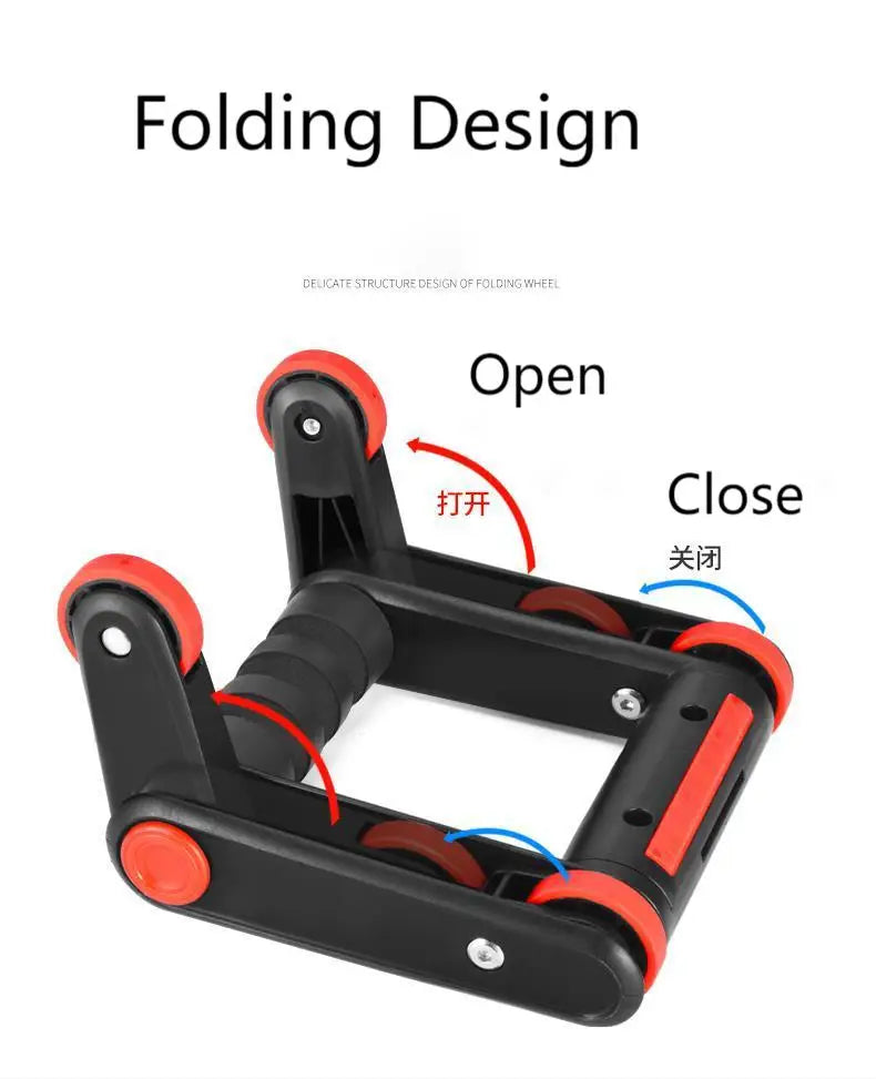 Foldable AB Roller Wheel for Abdominal Exercise- Lower