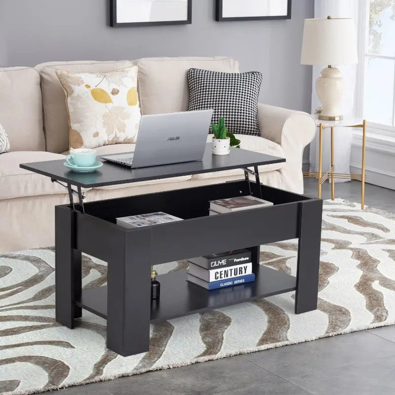 FDW Lift Top Coffee Table with Hidden Compartment