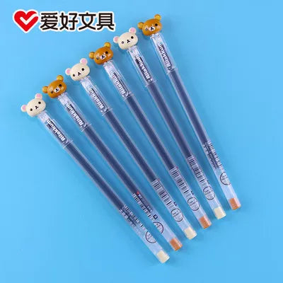 2Pcs AIHAO GP2030 Rilakkuma Gel Pens 0.5mm Fine