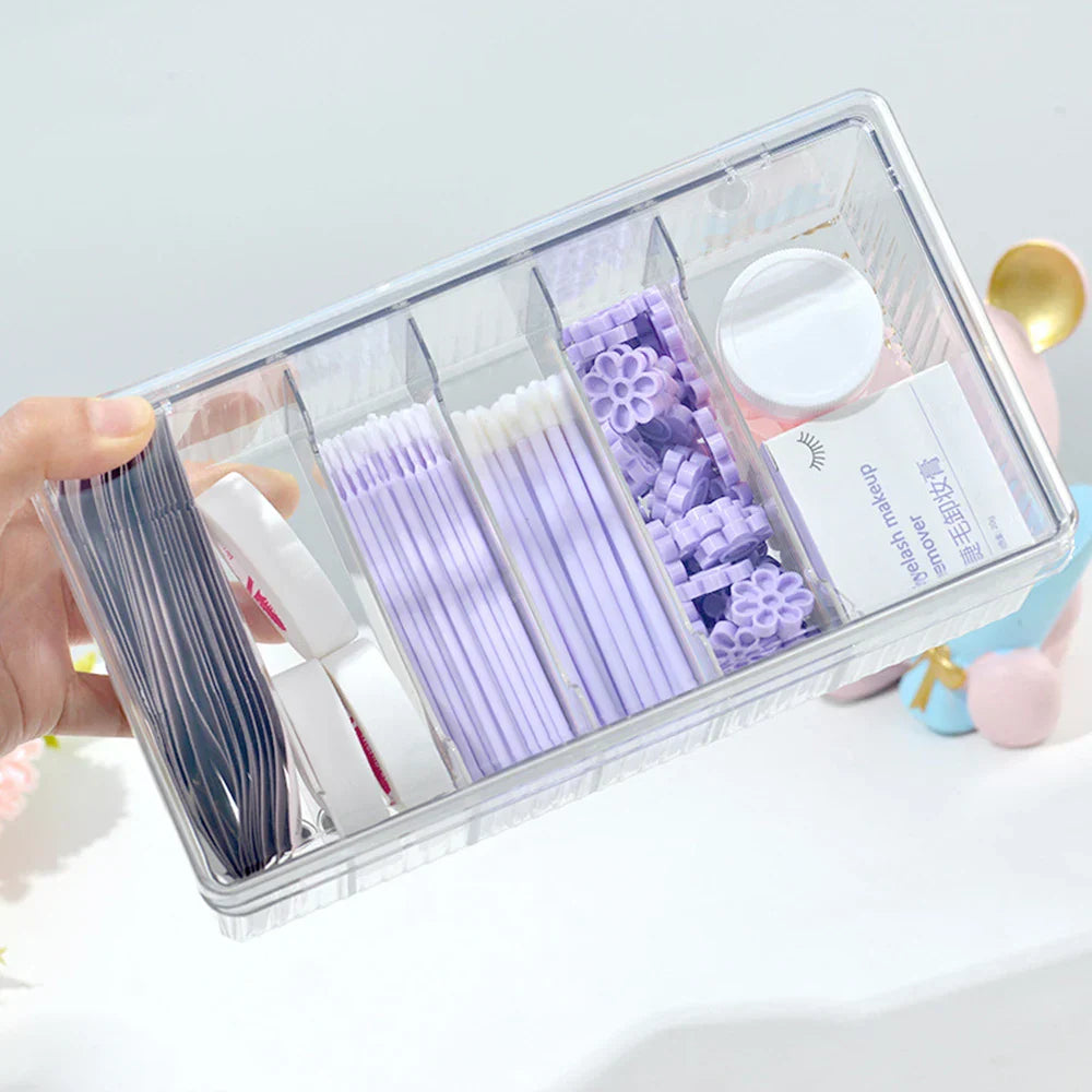 Storage Box for False Eyelashes Extension Tools Container