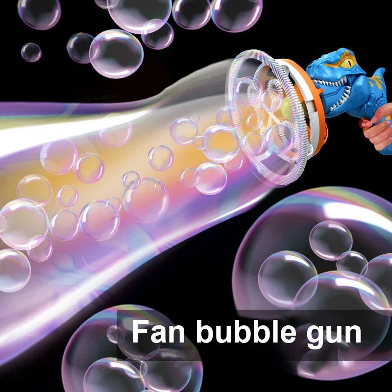 Automatic Bubble Machine Bubble Gun With Cartoon Fan