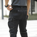 Men's Tactical Jeans Military Denim Cargo Pants Multi-pocket