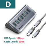 Yottamaster Multi Port Splitter USB A Type C