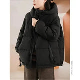 Women's Autumn Winter Down Cotton Parkas 2023 Hooded