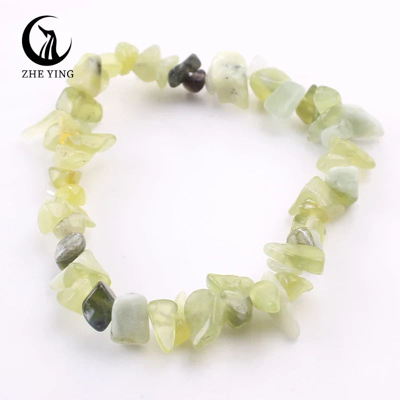 Stretch Natural 5-8mm Chips Bead Bracelet Healing Crystal