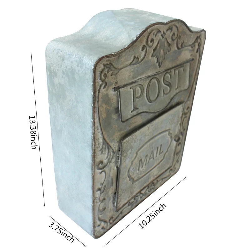 Outdoor Metal Mailbox For Storing Messages Leaving Message