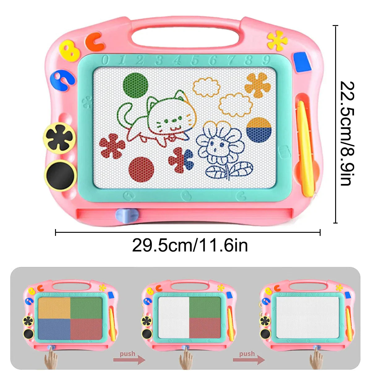 Magnetic Drawing Board for Kids Large Doodle Board