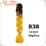 6 Pcs 24" Jumbo Synthetic Braids Hair Extensions