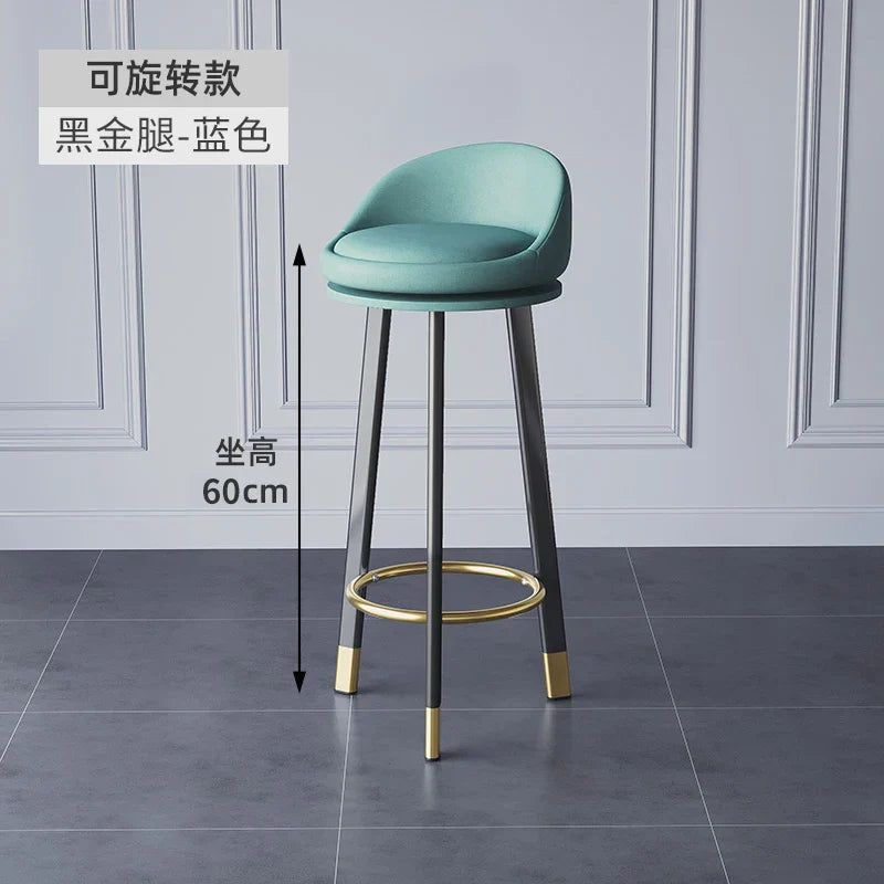 Home High Kitchen Stools Nordic Luxury Ergonomic Simple