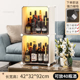 Living Room Wine Small Display Cabinet Light Luxury