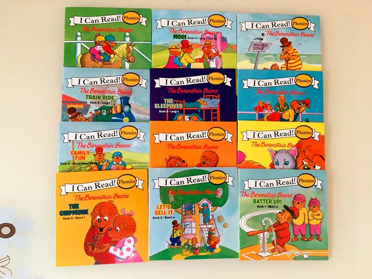 I Can Read Phonics 12 Books/Set English Story