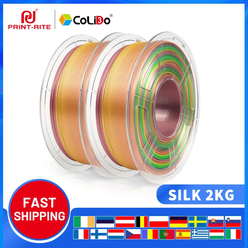 2KG 1.75mm PLA SILK Filament PLA Plus SILK