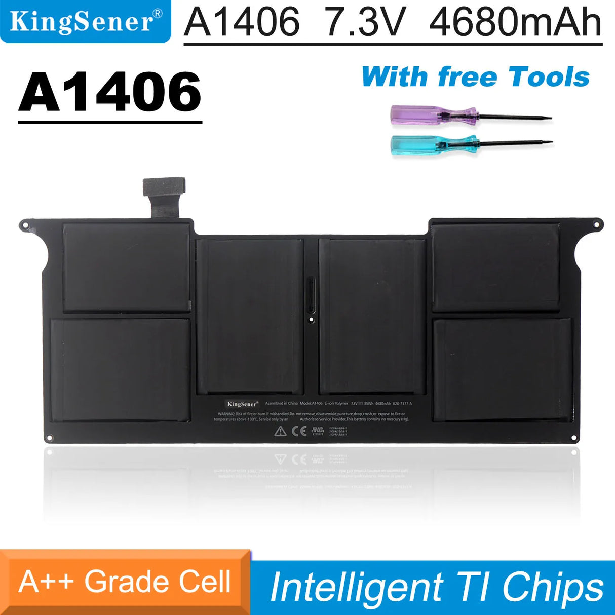 KingSener Laptop Battery For Apple Macbook Air 11
