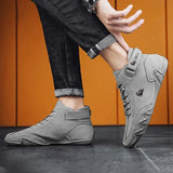 Ankle Boots for Men Outdoor Light Casual Leather