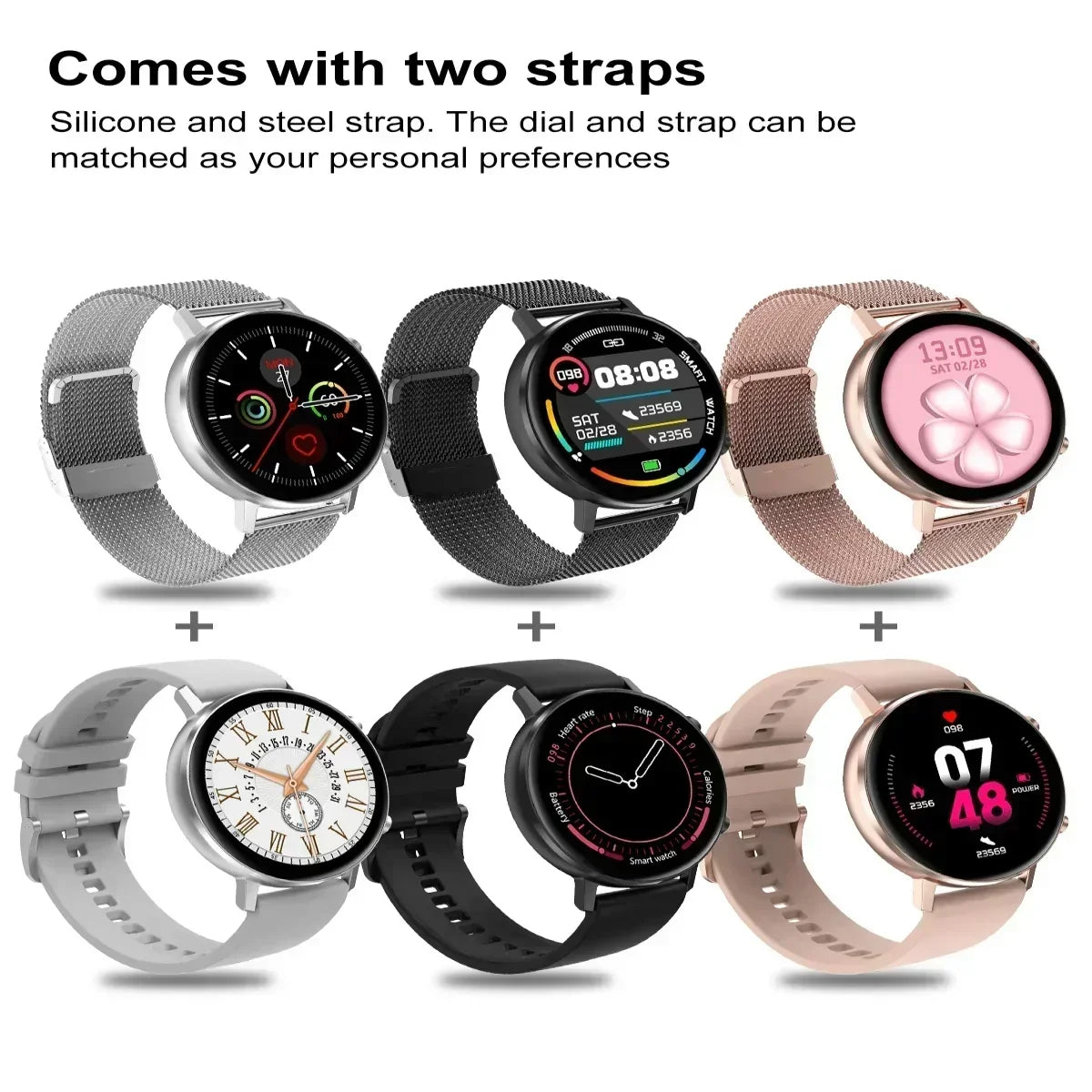 ZORDAI DT96 Smart Watch 1.32"Full Touch Round Screen