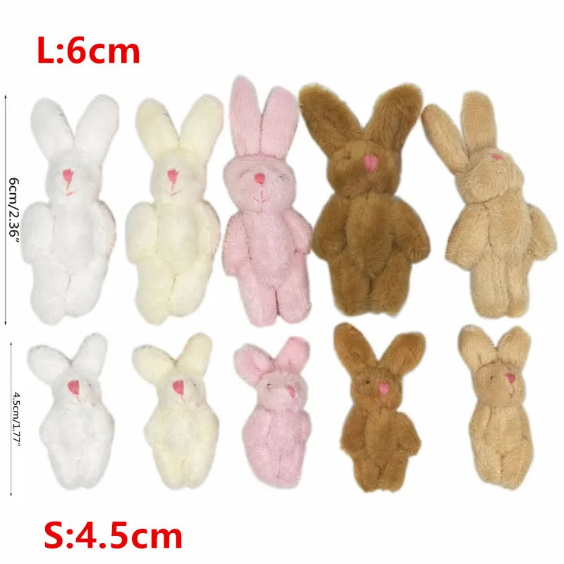 15Pcs/10/5Pcs Kawaii Small Bears Plush Soft Toys Pearl