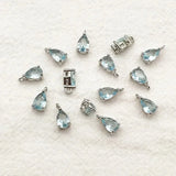New Arrival! 8x5mm 100pcs Crystal Micro inlay Drop