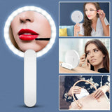 Mini Travel Portable Makeup Vanity Mirror With 10X