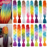 24Inch Synthetic Long Jumbo Ombre Braiding Hair For