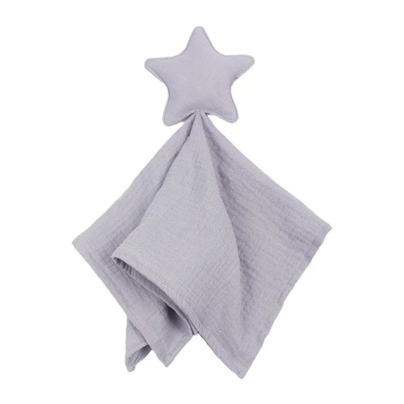 Pure Cotton Muslin Baby Bib Cute Goose Sleeping
