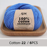 QJH 100% Cotton Yarn, Cotton Baby Sport Weight