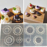 DIY Handcraft Egg Tart Lollipop Shaped Silicone Epoxy