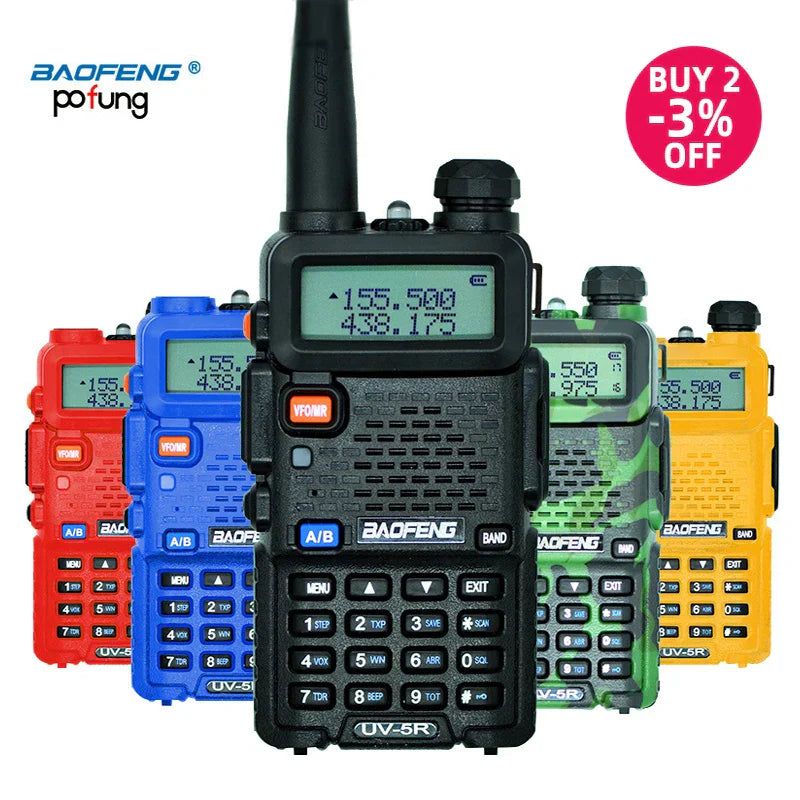 Baofeng UV-5R Walkie Talkie Professional CB Ham Radio