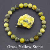 Real Natural Labradorite Stone Bead Bracelet Men Women
